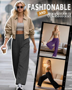 Huukeay 3 Pack Women's Lounge Pants Cozy Sweatpants Large - Style 3