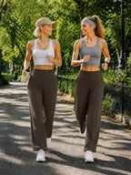 Women's Copyleaf Wide-Leg Pants Woman High-Waist Casual - Style 6