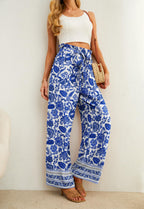 Iwollence Wollence Lightweight Stretch Palazzo Pants Women - Style 13
