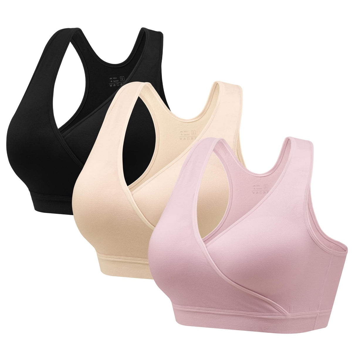 Women's Hbselect Maternity Nursing Sleep for Breastfeeding Wireless Bralette