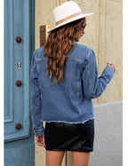 Luvamia Jeans Jacket For Women Long Denim Womens Coats And Jackets Jean Shirt Country Concert Wear Chaquetas De Invierno Para Mujer Classic