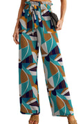 Iwollence Unique Adjustable Knot Palazzo Pants Women - 33 Colorful