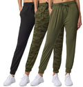 3 Pack Women's Joggers Sweatpants Lounge Pants Yoga Workout - Set 4