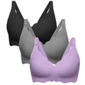 Women's Angelhood for Breastfeeding 3 Pack Seamless Nursing Bra
