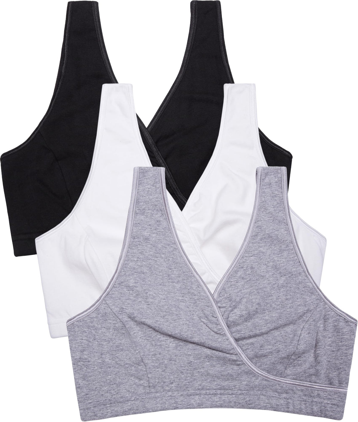Women's Cakye 3 Pack Maternity Nursing Sleep Breastfeeding Cotton Bralette