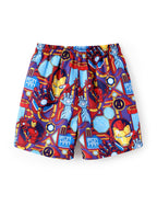 Disney Bathing Suit Marvel Boys Swim Short Avengers Rash Guard Swim Trunks Superhero Swimming Trunk Iron Man Beach Cloth Toddler Swimsuit UPF 50+ Surf Swimwear Burgundy Kid Pool Board Shorts 4-5 Years