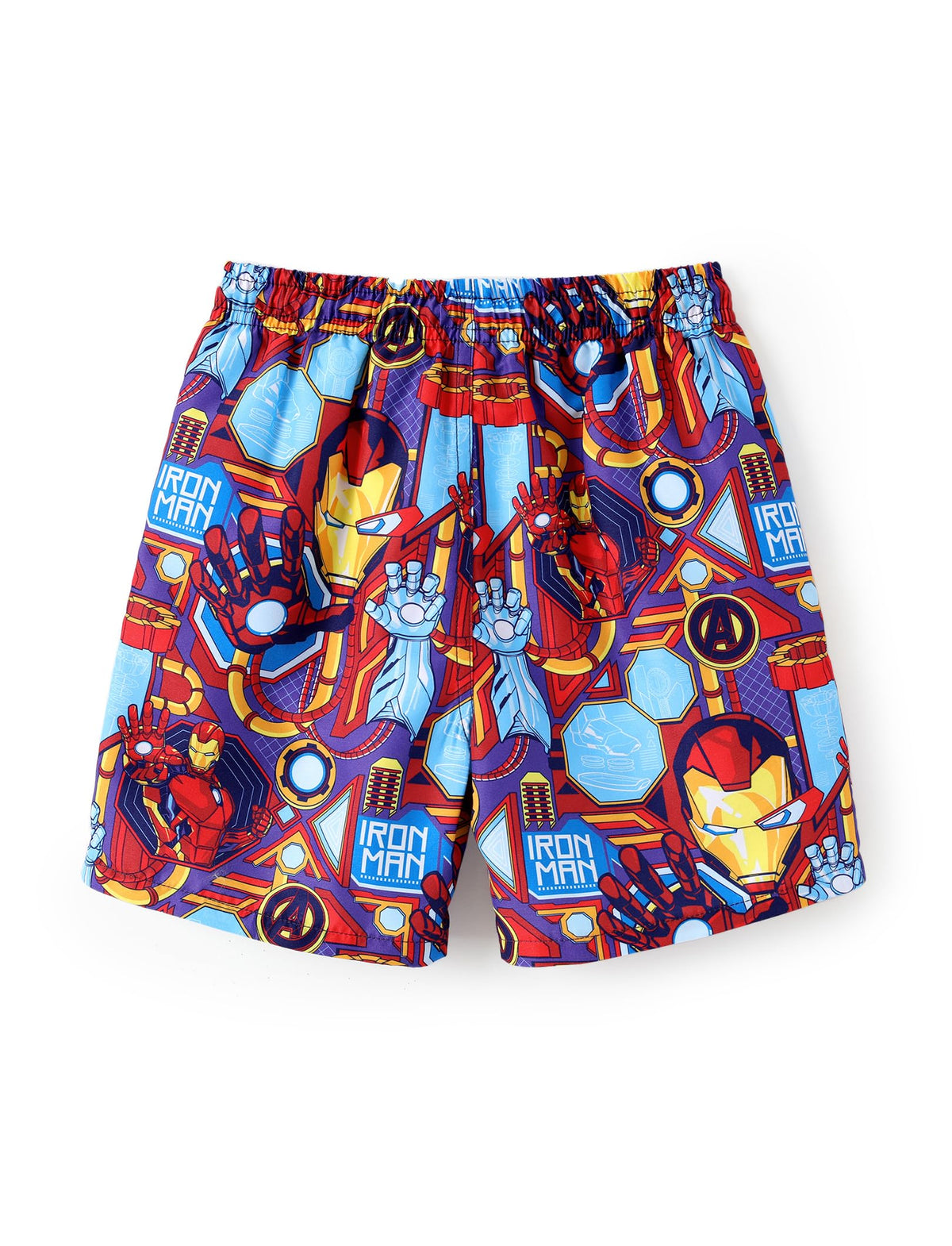Disney Bathing Suit Marvel Boys Swim Short Avengers Rash Guard Swim Trunks Superhero Swimming Trunk Iron Man Beach Cloth Toddler Swimsuit UPF 50+ Surf Swimwear Burgundy Kid Pool Board Shorts 4-5 Years