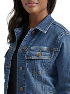 Lee Women's Legendary Rider Denim Jacket, Standout, Large