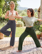 Showitty 3 Pack Women's Wide-Leg Yoga Pants With - 09 Black, Grey,
