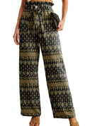Iwollence Unique Adjustable Knot Palazzo Pants Women - Style 27