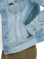 Lee Women's Legendary Rider Denim Jacket, Storm, Medium