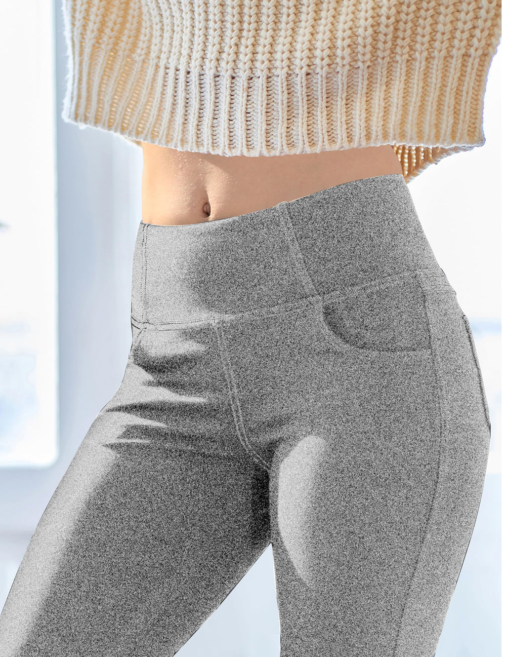 Vooveeya Women's Bootcut Leggings Bootleg Yoga Pants - Style 120
