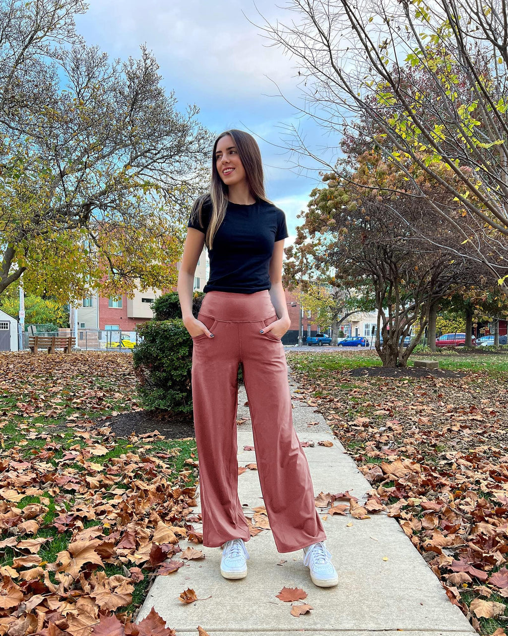 Promover Yoga Pants For Women Flare Fit Cameo Xxl Tall