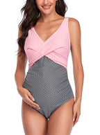 Women's Summersunshine Maternity One-Piece Swimwear Front - Size Medium