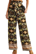 Iwollence Women Plus Size Palazzo Pants Adjustable Knot - Size 4X-Large